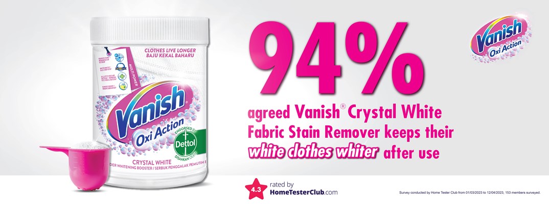Vanish OxiAction Crystal White Powder